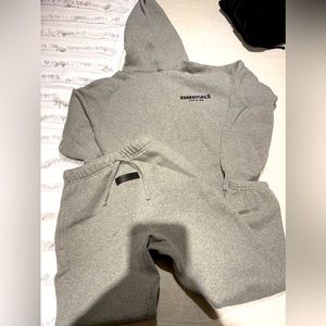 Fear of God Essentials Kids Sweatsuit sz10